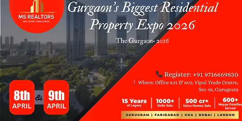 Gurgaon Residential Property Expo \u2014 luxury 3BHK, 4BHK, Godrej, Tata Housing, Sobha.