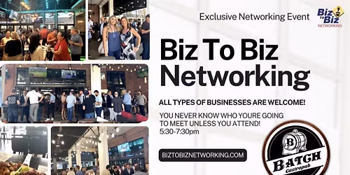 Biz To Biz Networking At Batch Delray 