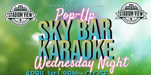 Pop Up Sky Bar Karaoke 