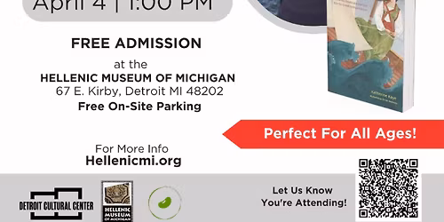 The Hellenic Museum Of Michigan Presents Katherine Kaye Book Reading & Signing