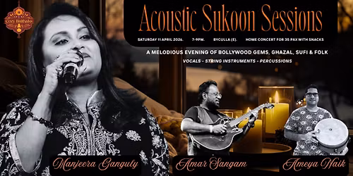 Cozy Baithaks - Acoustic Sukoon Sessions with Manjeera