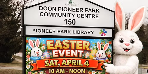 \ud83d\udc30\ud83d\udc30\ud83e\udd5a\ud83e\udd5a EASTER EVENT:                                        Saturday April 4 (10am-noon)\ud83e\udd5a\ud83e\udd5a\ud83d\udc30\ud83d\udc30