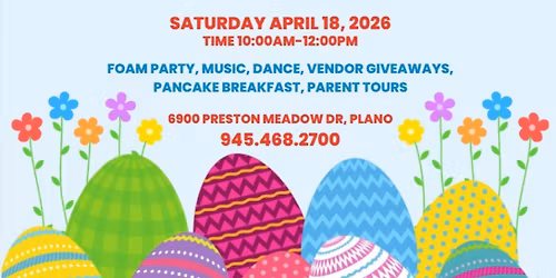 FREE: Spring Festival Foam Party with Pancake Breakfast