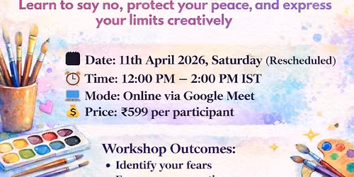 Set Your Boundaries:  An Expressive Art Therapy Workshop