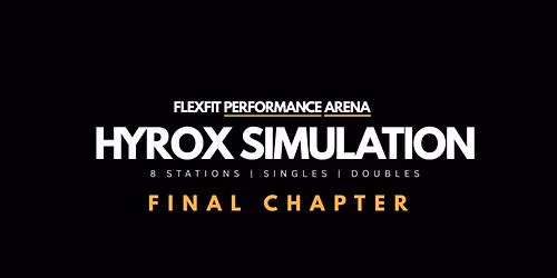 50%HYROX SIMULATION \u2013 FINAL CHAPTER