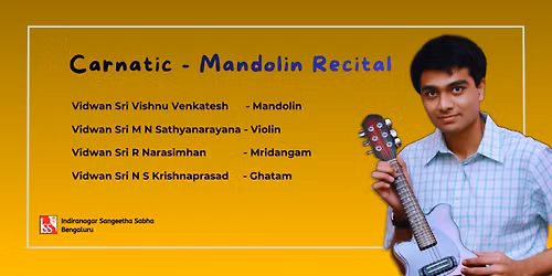 Carnatic - Mandolin Recital