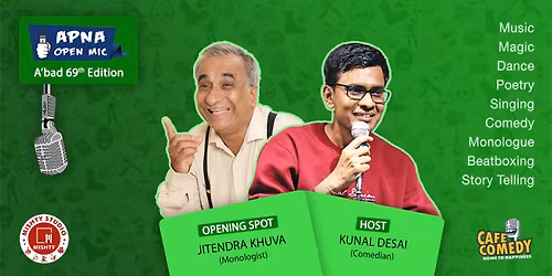 Apna Open Mic - Ahmedabad - 69th Edition