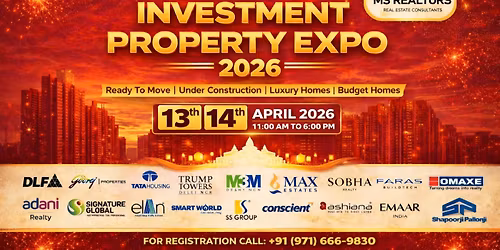 Gurgaon Investment Expo \u2014 SPR, commercial, 18 builders.