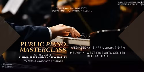 Public Piano Masterclass: Elinor Freer and Andrew Harley