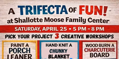 Pick your project  3 creative workshops