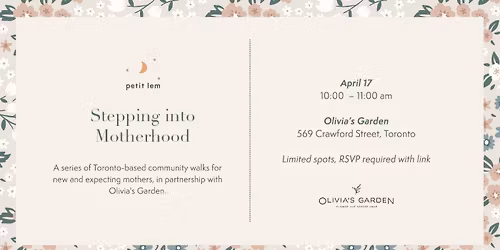 Stepping into Motherhood with Petit Lem 