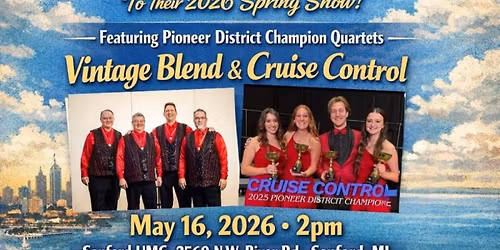 2026 Barbershop Spring Show- Tri Cities