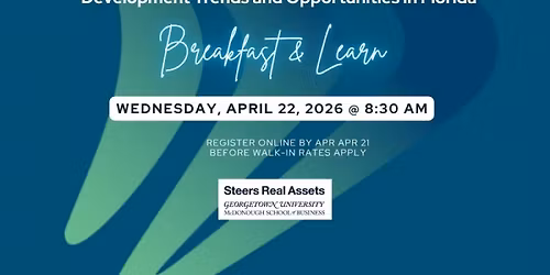 Evolving Capital Flows: Development Trends and Opportunities in Florida