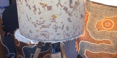 Lauderdale lampshade workshop with Annie