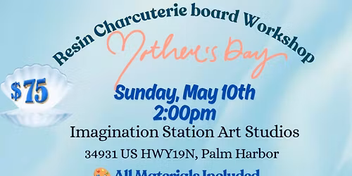 Mother's day Ocean Theme Charcuterie Board Workshop 