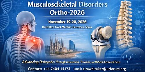 2nd International Conference on Orthopedics and Musculoskeletal Disorders