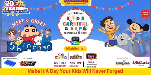 Kids Carnival and Expo 2026 - Sony YAY!