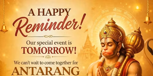 ANTARANG - Hanuman Jayanti Satsang