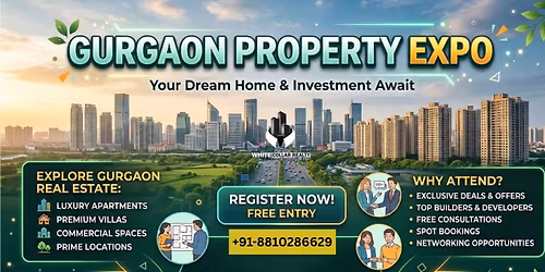 Clock Is Ticking: Free Gurgaon Property Expo Tickets This April
