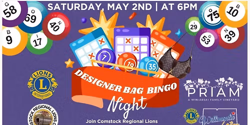 Designer Bag Bingo Night