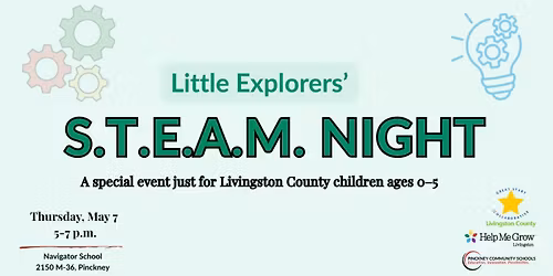 Little Explorers\u2019 S.T.E.A.M. Night