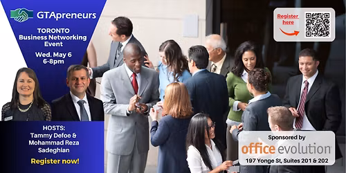 GTApreneurs May 6-2026 Downtown Toronto Business Networking Event