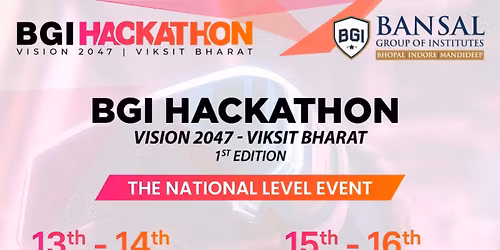 BGI Hackathon \u2013 Vision 2047 Viksit Bharat