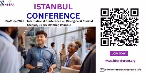 BioClina 2026 \u2013 International Conference on Biological & Clinical Studies, 05-06 October, Istanbul