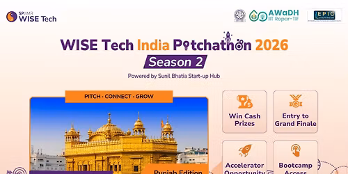 WISE Tech India Pitchathon 2026 - Punjab Edition
