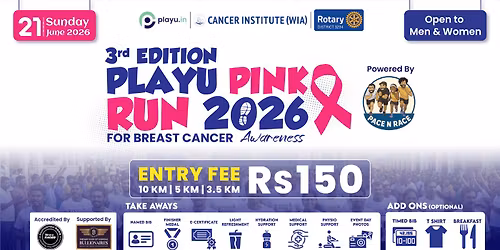 3rd Edition Playu Pink Run 2026