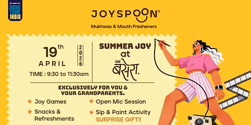 SUMMER JOY at Cafe Basera