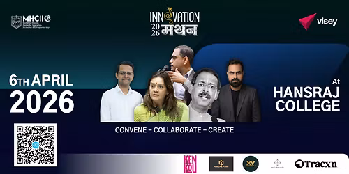 Innovation Manthan for Entrepreneurs at Hansraj College