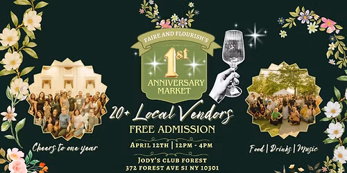Faire & Flourish\u2019s 1 Year Anniversary Market
