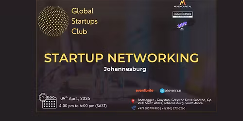 GLOBAL STARTUPS CLUB STARTUP NETWORKING Johannesburg 2026