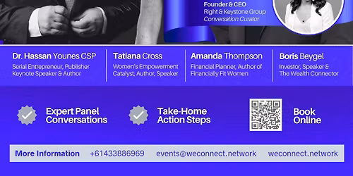 WEConnect Presents : More Than Money