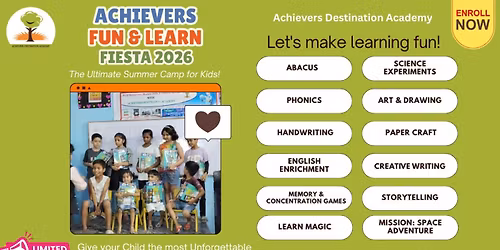 ADA Presents Summer Camp in Ramamurthy Nagar , Bangalore