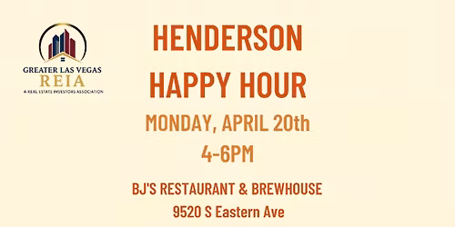Greater Las Vegas REIA Henderson Happy Hour