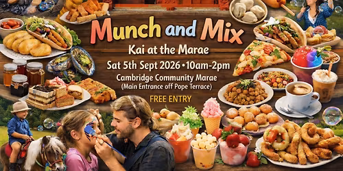 Munch and Mix-Kai at the Marae