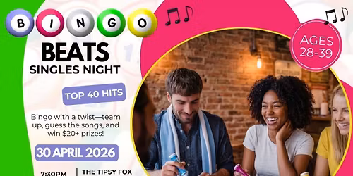 Bingo Beats Singles Night | Top 40 Hits | Burlington