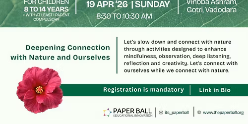 \ud83c\udf31\ud83c\udf0f Join us for Nature Connect - Through Exploration \ud83c\udf31