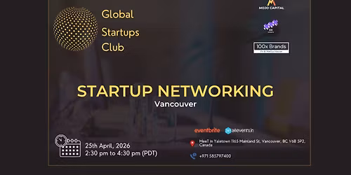 GLOBAL STARTUPS CLUB l STARTUP NETWORKING Vancouver 2026