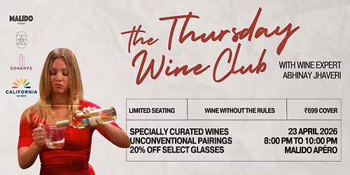 The Thursday Wine Club: Wine, but without the rules!