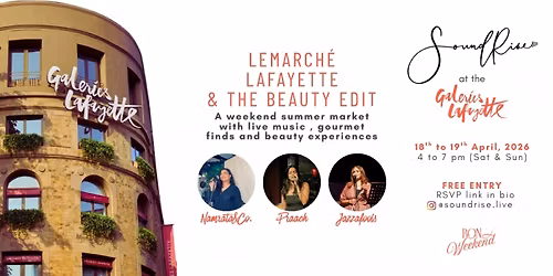 RSVP for SoundRise at Galeries Lafayette, Kalaghoda | 18th & 19th April