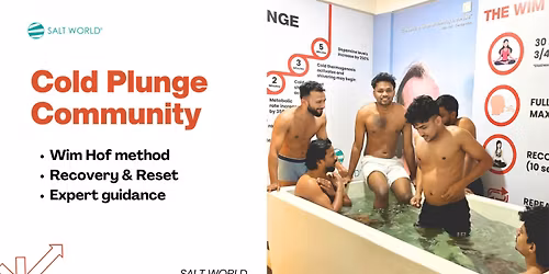 Ice cold plunge social | Ice bath meetup