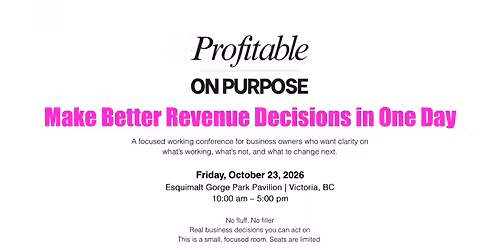 Profitable on Purpose Conference