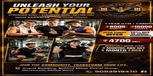 \ud83d\udcaa Unleash Your Potential at Iron Paradise - The Club House! \ud83d\ude80