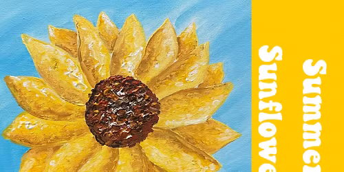 Beyond The Spectrum Art Program - Summer Sunflower Acrylic