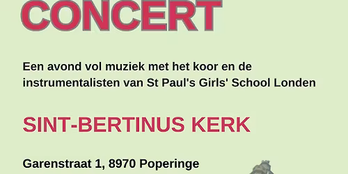 Free Concert by St Paul's Girls' School