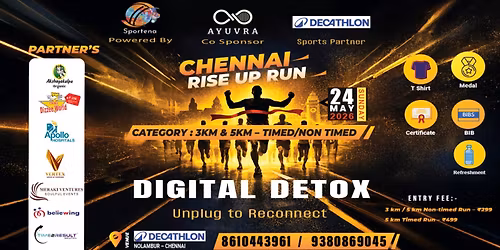 CHENNAI RISEUP RUN DIGITAL DETOX MARATHON