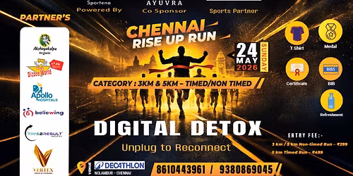 CHENNAI RISEUP DIGITAL DETOX MARATHON